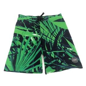 Tony Hawk Board Shorts Adult Size 32 green black Reflex Stretch Beach Men